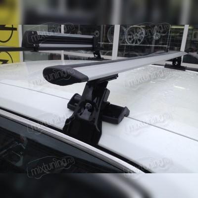 Багажник на крышу с аэродинамическими поперечинами Seat Leon 2014 - нв Хэтчбек, модель "Крыло"