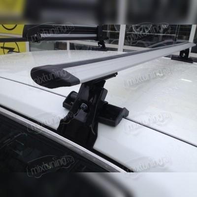 Багажник на крышу с аэродинамическими поперечинами "Крыло" (гладкая крыша) Mitsubishi L200 1996-2015