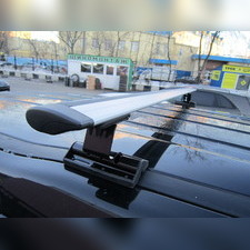 Багажник на крышу с аэродинамическими поперечинами BMW X1 2010-2015 "Крыло" (в штатные места)