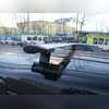 Багажник на крышу с аэродинамическими поперечинами Hyundai Verna 2012-нв "Крыло" (в штатные места)