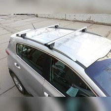 Багажник на интегрированные рейлинги "Integra Аэро" Hyundai Santa Fe 2012-2018 Кроссовер