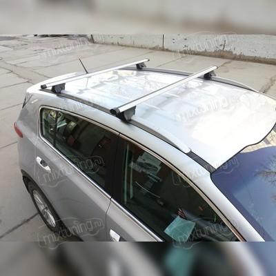 Багажник на интегрированные рейлинги "Integra Аэро" Mitsubishi Outlander 2012-нв Кроссовер