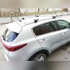 Багажник на интегрированные рейлинги "Integra Аэро с замком" Hyundai Tucson 2020-нв Кроссовер