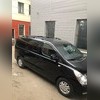 Рейлинги 4 ножки, Hyundai Grand Starex H-1 2007-2021 (черные)