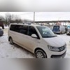 Рейлинги алюминиевые Volkswagen T5 Multivan 2003-2015 (короткая база) 4 опоры (чёрные)