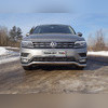 Защита переднего бампера, нижняя (Пакет Offroad) 60,3 мм Volkswagen Tiguan 2016-2020