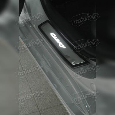 Накладки на пороги с подсветкой