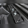 Бокс на крышу аэродинамический черный глянцевый "Turino 1 Lux" 410л (двустороннее открытие)