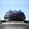 Бокс на крышу аэродинамический черный глянцевый "Turino 1 Lux" 410л (двустороннее открытие)