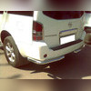 Защита заднего бампера "уголки" 76 мм Nissan Pathfinder 2010-2014