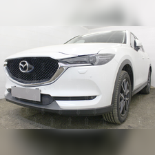 Защита радиатора нижняя, модель "Стандарт черная" Mazda CX-5 2017-нв