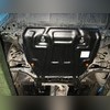 Защита картера двигателя и кпп Nissan X-Trail 2007 - 2014 (сталь 2 мм)