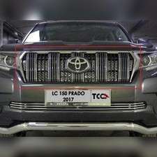 Накладка на решетку радиатора, внутренняя (лист) Toyota Land Cruiser Prado 150 2017-нв
