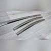 Накладки на решетку бампера, нержавеющая сталь, для комплектации "Comfortline & Highline" (3 части)