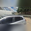 Рейлинги интегрированные Peugeot 4008 2012-2017 (OEМ) чёрные "Без сверления крыши"