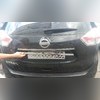 Накладка над номером на крышку багажника Nissan X-Trail T32 2013-2022 (ХРОМ)