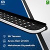Пороги "Diamond" Ford Kuga 2 2013-2019 (чёрные 183 см)
