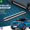 Пороги "OEM Still" Hyundai Tucson 3 2015-2020 (173 см серебристые)
