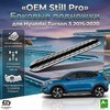 Пороги Hyundai Tucson 3 2015-2020 "OEM Still Pro" (серебристые)