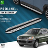 Пороги "OEM Still" Kia Sportage 2 2004-2010 (173 см серебристые)