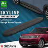 Пороги "Skyline" Land Rover Range Rover Vogue 2013-2021 (193 см) чёрные