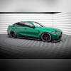 Элероны на пороги BMW M3 G80 Седан / M3 G81 Универсал 2020+ (чёрный глянец)