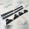 Поперечины на штатные рейлинги Toyota Rav 4 V (XA50) 2020-2025 (чёрные) с замком