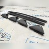 Поперечины на штатные рейлинги Toyota Rav 4 V (XA50) 2020-2025 (чёрные) с замком