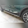 Комплект порогов для Jaecoo J8 2024+ (серебристые)