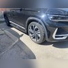 Комплект порогов Geely Monjaro 2021-нв (с алюминиевым усилителем)