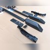 Рейлинги Toyota Land Cruiser Prado 250 (чёрные) OEM