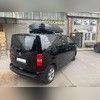 Багажные поперечины в штатные места без рейлингов Peugeot Traveller 2016+ V3 black. (черные с замком