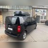 Багажные поперечины в штатные места без рейлингов Peugeot Expert 2016+ V3 black. (черные с замком)