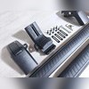 Багажник, поперечины на штатные рейлинги Cadillac Escalade 2021-2026 (чёрные)