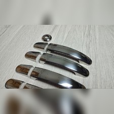 Накладки на дверные ручки FORD TRANSIT 2014-2023 (+накладка на замок)