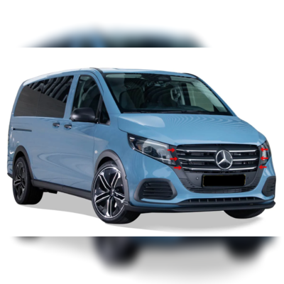 Накладки на решетку радиатора Mercedes Vito W447 2024+ (нержавеющая сталь) 6 частей
