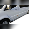 Пороги, подножки, ступени Mercedes Sprinter W907 2018+ (длинная база L3) серебристые