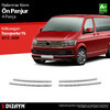 Накладки на решетку радиатора Volkswagen T6 Transporter 2015-2020 (нержавеющая сталь)