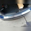 Накладка на задний бампер с загибом (сталь)