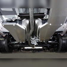 Защита бака (алюминий) 4 мм комплект 2шт Mazda CX-9 2016-нв