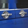 Накладки под дверные ручки Volkswagen T5 Multivan 2003-2015 (нержавеющая сталь) (3 шт)