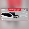 Дефлекторы окон (хром) Hyundai Creta 2016-2021 комплект из 4-х частей (Оригинал, Корея)