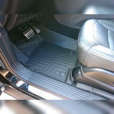 Ковры салона Mercedes-Benz GLS-class 2015-2019 W166 "3D Lux", аналог ковров WeatherTech (США)