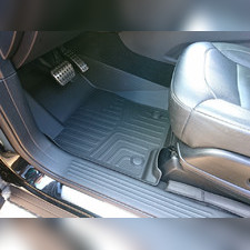 Ковры салона Mercedes-Benz GLS-class 2015-2019 W166 "3D Lux", аналог ковров WeatherTech (США)