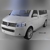 Комплект алюминиевых порогов Volkswagen T6 Caravelle 2015-2019, модель "ALMOND" (длинная база)