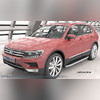 Пороги, подножки, ступени Volkswagen Tiguan 2016-2023, модель "DOLUNAY"