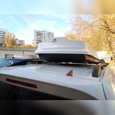 Рейлинги алюминиевые на Volkswagen Caddy MAXI (черный)