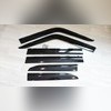 Дефлекторы, ветровики окон Toyota Land Cruiser Prado 250 2023+ (6 частей) чёрные