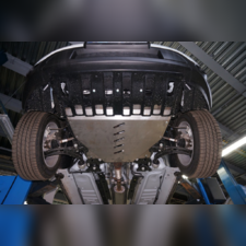Защита картера и КПП (алюминий) 4мм Cadillac XT5 2016-нв