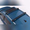 Багажник аэродинамический Ford Focus 2 2005 - 2008 на рейлинги с замком, модель "Air 1 Black"